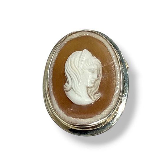 Broche Mandile 1922 Mujer Cammei  in Plata Conchiglia 2MSPCM23.2 - 2MSPCM23.2
